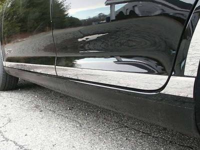 Quality Automotive Accessories - QAA TH25665 Stainless Rocker Panel Trim 8pc for 05-10 Volkswagen Jetta