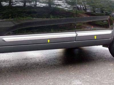 Quality Automotive Accessories - QAA TH11821 Stainless Rocker Panel Trim 4Pc for 11-15 Kia Sorento