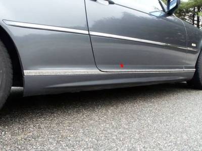 Quality Automotive Accessories - QAA TH25900 Stainless Rocker Panel Trim 8pc for 01-05 BMW 3 Series