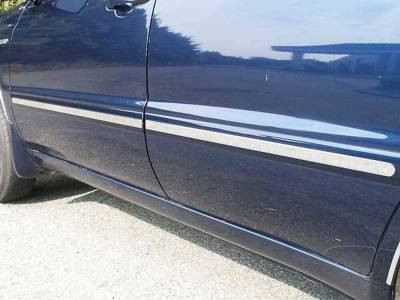 Quality Automotive Accessories - QAA TH24110 Stainless Rocker Panel Trim 4Pc for 01-07 Toyota Highlander