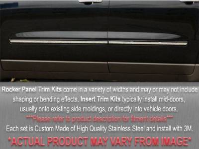 Quality Automotive Accessories - QAA TH11835 Stainless Rocker Panel Trim 6pc for 11-16 Kia Sportage