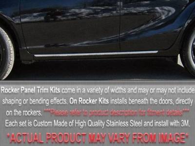 Quality Automotive Accessories - QAA TH11836 Stainless Rocker Panel Trim 2pc for 11-16 Kia Sportage