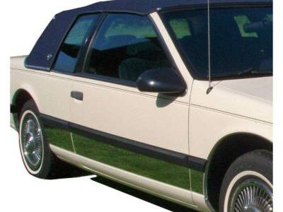 Quality Automotive Accessories - QAA TH31669 Stainless Rocker Panel Trim 6pc for 89-95 Mercury Cougar