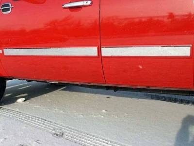 Quality Automotive Accessories - QAA TH47184 Stainless Rocker Panel Trim 4Pc for 07-08 Chevrolet Silverado