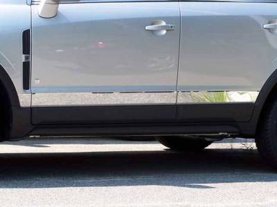 Quality Automotive Accessories - QAA TH48440 Stainless Rocker Panel Trim 6pc for 06-18 Chevy Captiva Sport