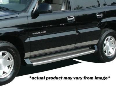Quality Automotive Accessories - QAA TH42258 Stainless Rocker Panel Trim 12pc for 02-06 Cadillac Escalade EXT