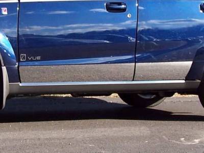 Quality Automotive Accessories - QAA TH43441 Stainless Rocker Panel Trim 4Pc for 03-07 Saturn Vue
