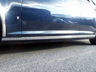 Quality Automotive Accessories - QAA TH45236 Stainless Rocker Panel Trim 4Pc for 05-11 Cadillac STS