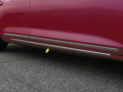 Quality Automotive Accessories - QAA TH50523 Stainless Rocker Panel Trim 2pc for 10-16 Buick LaCrosse
