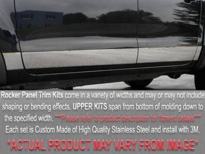 Quality Automotive Accessories - QAA TH95480 Stainless Rocker Panel Trim 6pc for 93-2001 Subaru Outback