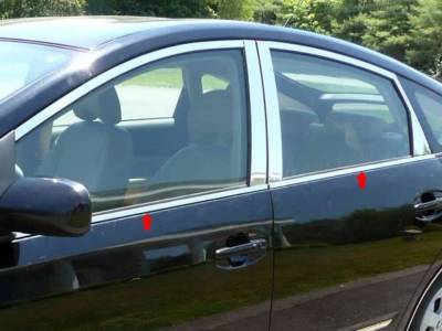 Quality Automotive Accessories - Quality Automotive WS24135 Window Sill Accent Kit for Toyota Prius