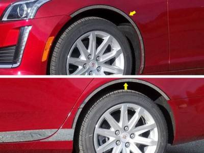 Quality Automotive Accessories - Quality Automotive WQ54250 Wheel Well Accent 2014 Cadillac CTS