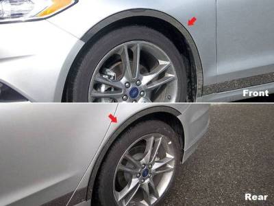 Quality Automotive Accessories - Quality Automotive WQ53390 Wheel Well Accent 13-14 Ford Fusion