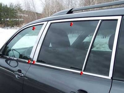 Quality Automotive Accessories - Quality Automotive WP28111 Window Accent Package for Toyota Highlander