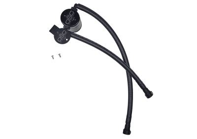 J&L Oil Separator Co - J&L Oil Separator 3.0 Driver Side Mounted Oil Separator Black 3087D-B
