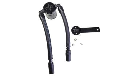 J&L Oil Separator Co - J&L Oil Separator 3039P-B 3.0 Passenger Side Mounted Black