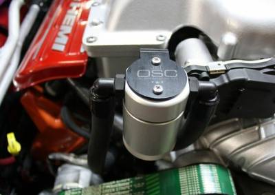 J&L Oil Separator Co - J&L Oil Separator 3.0 Passenger Side Mounted Oil Separator Silver 3060P-C