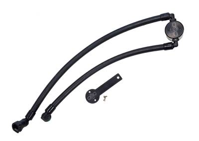 J&L Oil Separator Co - J&L Oil Separator 3071P-B 3.0 Passenger Side Mounted Oil Separator Black