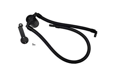 J&L Oil Separator Co - J&L 3072P-B Oil Separator 3.0 Passenger Side Mounted Oil Separator Black