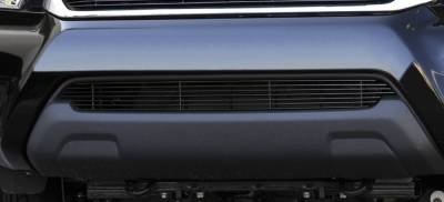T-Rex Grilles - T-Rex Horizontal Bar Billet Aluminum Bumper Black Grille Insert 25938B