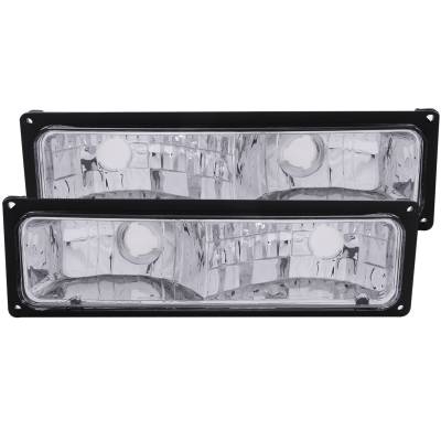 Anzo USA - Anzo USA Euro Clear Lens Turn Signal/Parking Lights GM C/K Trucks 511033