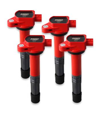 MSD - MSD Ignition 82194 Blaster Direct Ignition Coil Set for 08-15 Honda/Acura 2.4L
