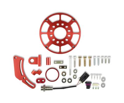MSD - MSD Ignition 8619 7.25" Crank Trigger Kit Flying Magnet Hall-Effect for SB Chevy