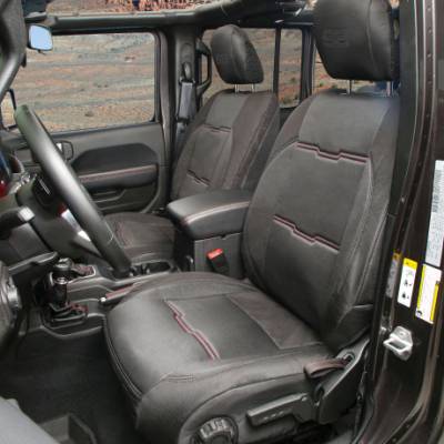 Smittybilt - Smittybilt 577101 Neoprene Seat Cover Front/Rear Black for 18-26 Wrangler JL
