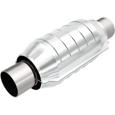 MagnaFlow Exhaust Products - MagnaFlow 54304 Universal Catalytic Converter 9"L x 4.375"W Round