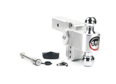 Weigh Safe - Weigh Safe 2.5" 180-DEG Class-V 4" Drop Hitch Receiver 18.5K CTB4-2.5-KA
