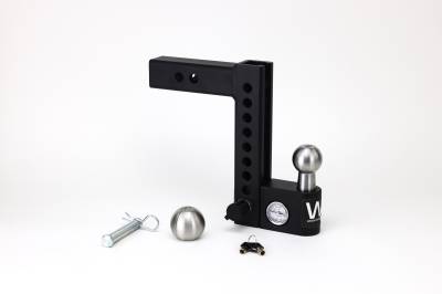 Weigh Safe - Weigh Safe 2" Aero Hitch Class-IV 8" Drop Hitch Receiver 12.5K AWS8-2