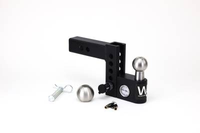 Weigh Safe - Weigh Safe 2" Aero Hitch Class-IV 4" Drop Hitch Receiver 12.5K AWS4-2