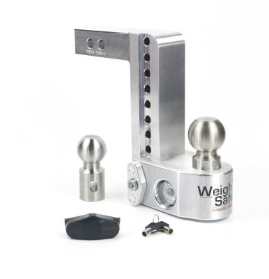 Weigh Safe - Weigh Safe 2" Aluminum Class-IV 8" Drop Hitch Receiver 12.5K WS8-2