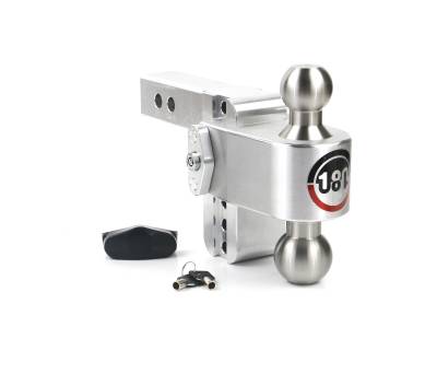 Weigh Safe - Weigh Safe 2" 180-DEG Class-IV 4" Drop Hitch Receiver 12.5K LTB4-2
