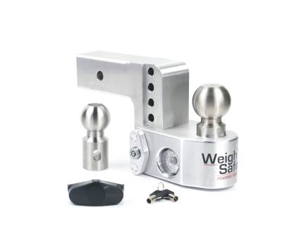 Weigh Safe - Weigh Safe 2.5" Aluminum Class-V 4" Drop Hitch Receiver 18.5K WS4-2.5