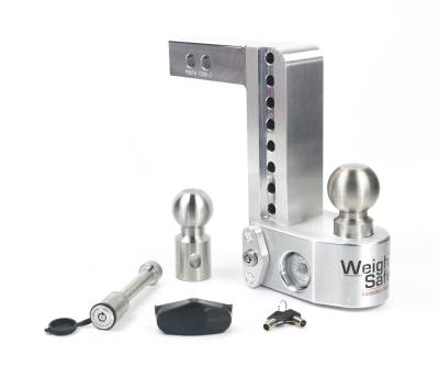 Weigh Safe - Weigh Safe 2" Aluminum Class-IV 8" Drop Hitch Receiver 12.5K WS8-2-KA