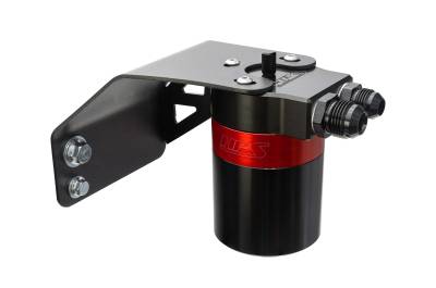 HPS Performance - HPS 860-004 Aluminum Oil Catch Can Kit for 08-14 Subaru Impreza WRX 2.5L Turbo