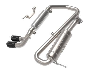 aFe Power - aFe 49-37020-B 2.25" Cat-Back Exhaust w/Black Tips for 18-25 Suzuki Jimny 1.5L