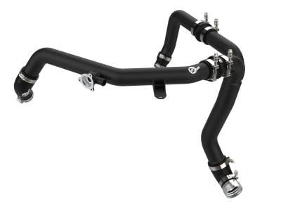 aFe Power - aFe 46-20588-B 2.25-2.5" Aluminum Hot Charge Pipe Blk for 21-25 Ford Bronco 2.7L