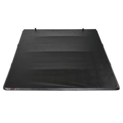 TrailFX - TrailFX TFX4009 Soft Tri-Fold Tonneau Cover Black Vinyl w/Alum Rails