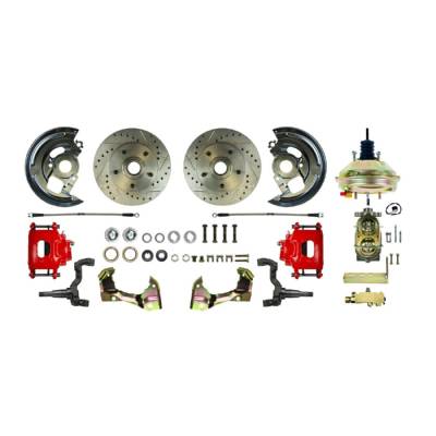 The Right Stuff Detailing - The Right Stuff Detailing AFXDC03CZ Front Brake Conversion Kit 62-67 Chevy II