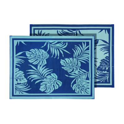 Faulkner - Faulkner 48896 Deluxe Multi-Purpose Paradise Mat 9'x12' Blue