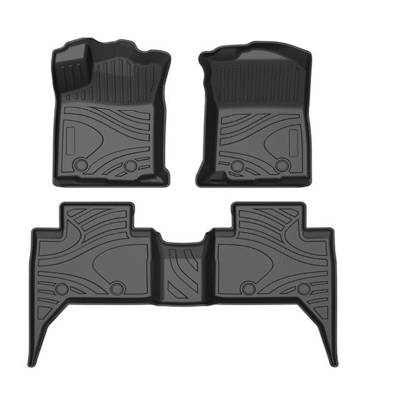 Black Horse Off Road - Black Horse FMTTO18 Totaliner HD Anti-Skid Floor Mat Rug Liner 18-23 Tacoma
