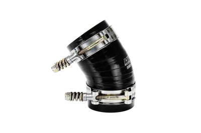 HPS Performance - HPS 57-2227-BLK High Temp 4-Ply Silicone Intercooler Boot for 05-07 Ford 6.0 PS