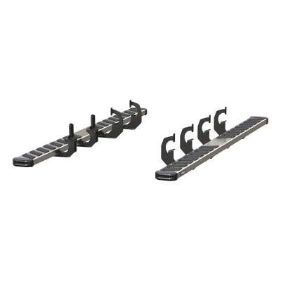 ARIES - ARIES 2553008 NovaTrac 6"x91" Polished Steel Running Boards Silverado/Sierra Die
