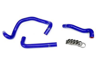 HPS Performance - HPS 57-1422-BLUE Silicone Coolant Hose Kit for 86-92 Mazda RX7 FC3S