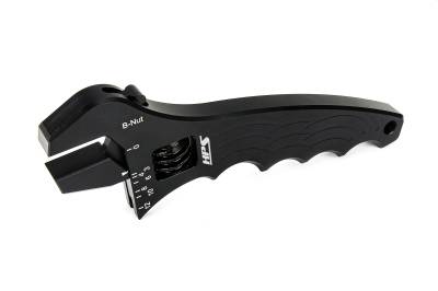 HPS Performance - HPS ANW500 Up To -12AN Black Aluminum Adjustable AN Hose Fitting Wrench Spanner