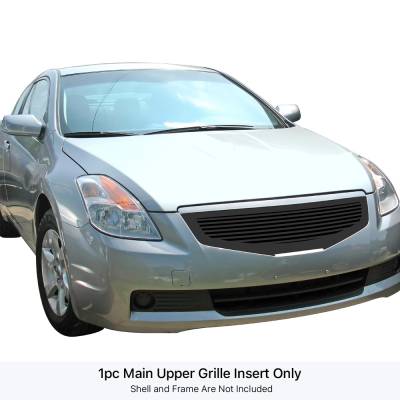 APS - APS Stainless Billet Grille Black for 07-09 Altima Coupe GR14HFE66J
