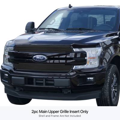 APS - APS Stainless Billet Grille Black 18-20 Ford F150 XL/XLT GR06HFD42J