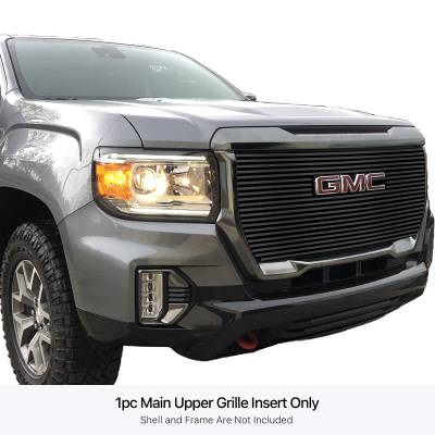 APS - APS Stainless Billet Grille Black 21-22 GMC Canyon Elevation/AT4 GR07FEJ49J